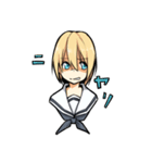 制服少女の日常会話（個別スタンプ：25）