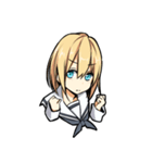 制服少女の日常会話（個別スタンプ：28）