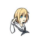 制服少女の日常会話（個別スタンプ：32）