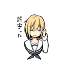 制服少女の日常会話（個別スタンプ：33）