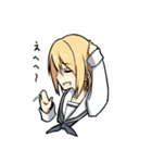 制服少女の日常会話（個別スタンプ：35）