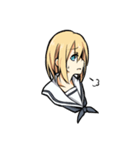 制服少女の日常会話（個別スタンプ：37）