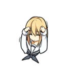 制服少女の日常会話（個別スタンプ：38）