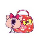 【韓国語版】クリクリおめめピギーちゃん（個別スタンプ：31）
