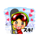 スノーボード大好き 日本語版（個別スタンプ：6）