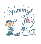 My Friend Sunameri -English ver.（個別スタンプ：19）
