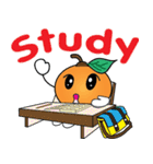 Little Orange Activities (English)（個別スタンプ：1）