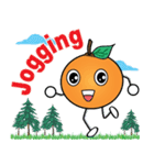 Little Orange Activities (English)（個別スタンプ：19）