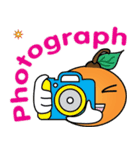 Little Orange Activities (English)（個別スタンプ：30）