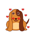 Lucky - the cute puppy dog - (EN)（個別スタンプ：6）