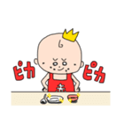 「赤さま」の育児メモスタンプ（個別スタンプ：12）