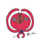 ウクレンジャー レッド（個別スタンプ：11）