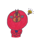 ウクレンジャー レッド（個別スタンプ：21）