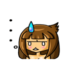 猛禽 擬人化編 肉食系女子（個別スタンプ：13）