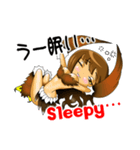 猛禽 擬人化編 肉食系女子（個別スタンプ：19）