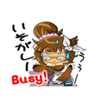 猛禽 擬人化編 肉食系女子（個別スタンプ：20）