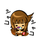 猛禽 擬人化編 肉食系女子（個別スタンプ：33）