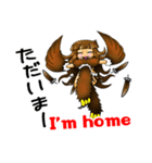 猛禽 擬人化編 肉食系女子（個別スタンプ：38）