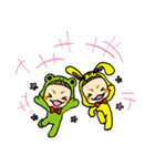 ぴょんぐるみぃず（個別スタンプ：6）