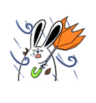 いつも不機嫌ウサギ（個別スタンプ：34）