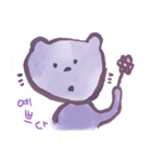 ハングル にゃーさま。（個別スタンプ：32）