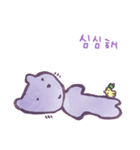 ハングル にゃーさま。（個別スタンプ：37）