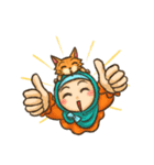 Hijabers ＆ Kitty（個別スタンプ：15）