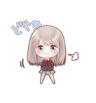 制服少女（個別スタンプ：24）