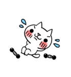 しろ猫にゃんたろう イベント編（個別スタンプ：34）