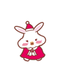 ふわうさ クリスマス編（個別スタンプ：3）