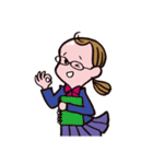 メガネ女子中学生Cちゃん！（個別スタンプ：19）