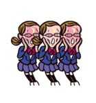メガネ女子中学生Cちゃん！（個別スタンプ：21）