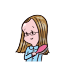 メガネ女子中学生Cちゃん！（個別スタンプ：39）