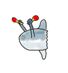 ダジャレリアル動物2(クイズ)（個別スタンプ：1）