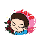 Mike ＆ Belle lover（個別スタンプ：1）