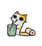 紙猫~ぺらっぺらの日常～（個別スタンプ：5）
