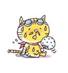 シマ猫"ヒゲジさん"（個別スタンプ：19）