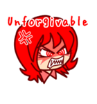 The BADGIRL WARUKO 40FACES English（個別スタンプ：17）