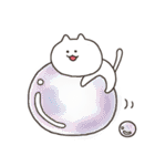 つかまりにゃんこ（日本語）（個別スタンプ：7）