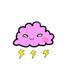 幸せを呼ぶ紫雲（個別スタンプ：4）