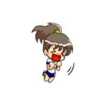 元気イッパイ運動部の女の子（個別スタンプ：7）
