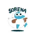 アオアシカタオドリスタンプ（個別スタンプ：12）