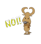 【期間限定】GNU＆MOW Winter Ver.（個別スタンプ：35）