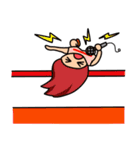 部活女子学生（個別スタンプ：6）