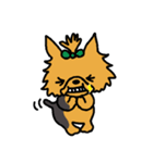 ヨークシャテリアのリボンちゃん（個別スタンプ：23）