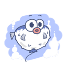 かわいいフグ絵文字（個別スタンプ：8）