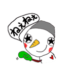 雪国より、ゆきだるまです（個別スタンプ：13）
