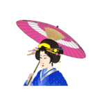 現在版浮世絵女子の日常（個別スタンプ：8）