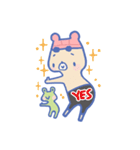 スイミング☆くまちゃん（個別スタンプ：13）
