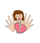 まめ男とまめ子（個別スタンプ：30）